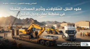 عقود النقل والمقاولات وتأجير المعدات الثقيلة في سلطنة عمان والخليج