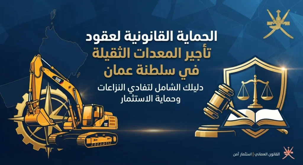 الحماية القانونية لعقود تأجير المعدات الثقيلة في سلطنة عمان