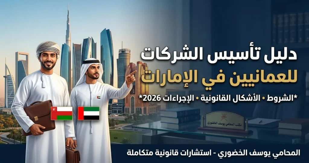 دليل تأسيس الشركات للعمانيين في الإمارات - المحامي يوسف الخضوري